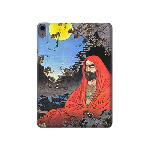 S2234 Maître Zen Bodhidharma Yoshitoshi Etui Coque Housse pour iPad Air (2020, 2022), Air 11 (2024,2025,2026), Pro 11 (2022)