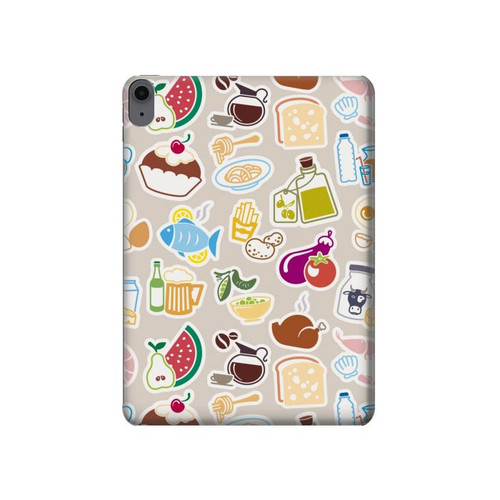 S2321 Aliments et boissons sans soudure Etui Coque Housse pour iPad Air (2020, 2022), Air 11 (2024,2025,2026), Pro 11 (2022)