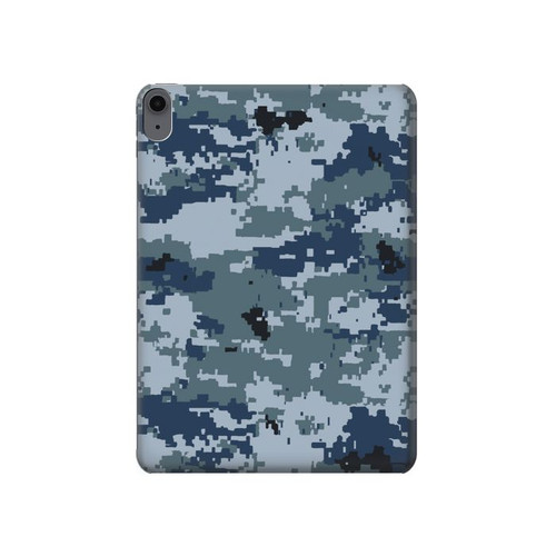 S2346 Marine Camo camouflage graphique Etui Coque Housse pour iPad Air (2022,2020, 4th, 5th), iPad Pro 11 (2022, 6th)