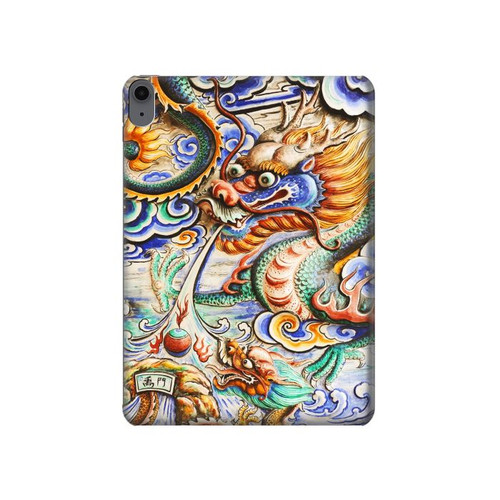 S2584 Traditionnel dragon chinois Art Etui Coque Housse pour iPad Air (2020, 2022), Air 11 (2024,2025,2026), Pro 11 (2022)