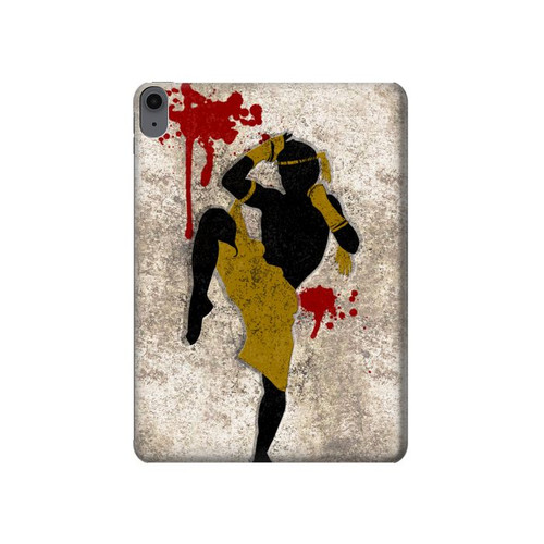 S2635 Muay Thai Kickboxing Lutte sang Etui Coque Housse pour iPad Air (2020, 2022), Air 11 (2024,2025,2026), Pro 11 (2022)