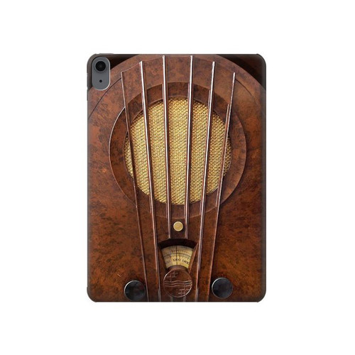 S2655 Deco Radio bakélite millésimé Etui Coque Housse pour iPad Air (2020, 2022), Air 11 (2024,2025,2026), Pro 11 (2022)
