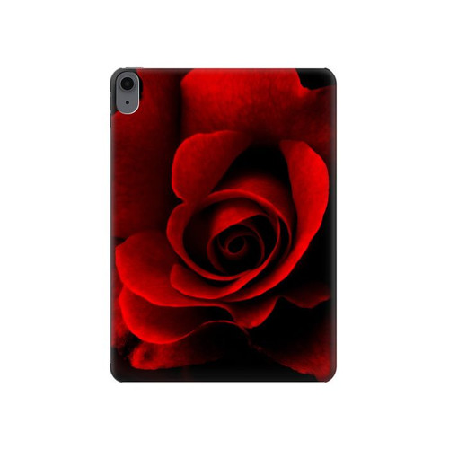 S2898 Rouge Rose Etui Coque Housse pour iPad Air (2020, 2022), Air 11 (2024,2025,2026), Pro 11 (2022)