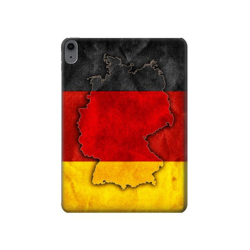 S2935 Allemagne Drapeau Carte Etui Coque Housse pour iPad Air (2020, 2022), Air 11 (2024,2025,2026), Pro 11 (2022)