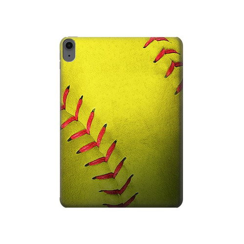 S3031 Softball balle jaune Etui Coque Housse pour iPad Air (2022, 2020), Air 11 (2024,2025), Pro 11 (2022)