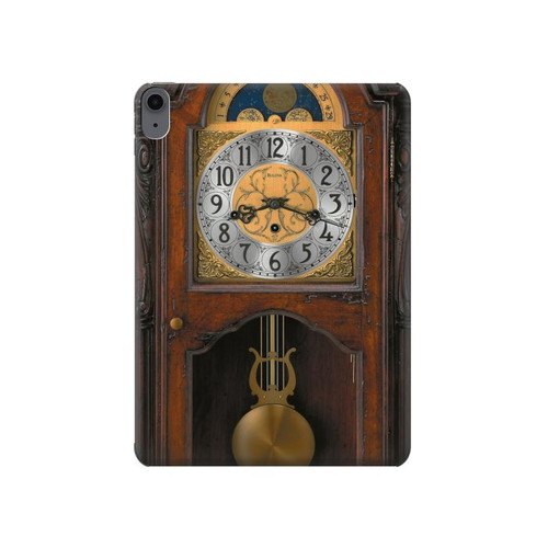 S3173 Grand-père Horloge Antique Horloge murale Etui Coque Housse pour iPad Air (2022,2020, 4th, 5th), iPad Pro 11 (2022, 6th)