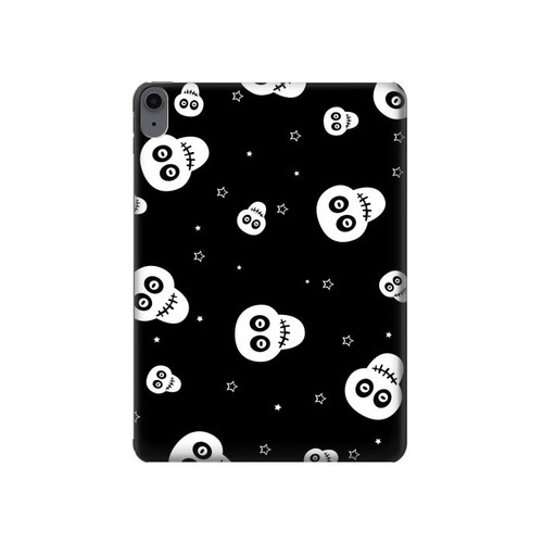 S3261 Sourire Crâne Motif Halloween Etui Coque Housse pour iPad Air (2020, 2022), Air 11 (2024,2025,2026), Pro 11 (2022)