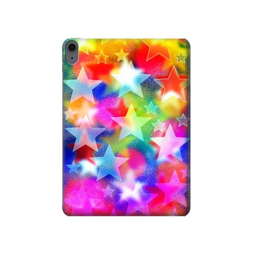 S3292 Coloré Disco étoile Etui Coque Housse pour iPad Air (2020, 2022), Air 11 (2024,2025,2026), Pro 11 (2022)