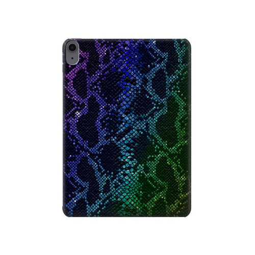 S3366 Arc en ciel Python graphique Imprimer Peau Etui Coque Housse pour iPad Air (2020, 2022), Air 11 (2024,2025,2026), Pro 11 (2022)