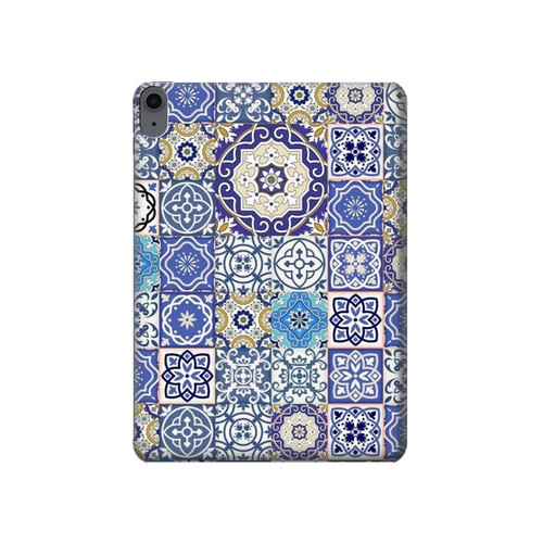 S3537 Motif marocain Mosaïque Etui Coque Housse pour iPad Air (2020, 2022), Air 11 (2024,2025,2026), Pro 11 (2022)