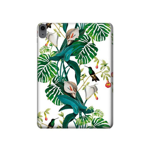S3697 Oiseaux de la vie des feuilles Etui Coque Housse pour iPad Air (2022,2020, 4th, 5th), iPad Pro 11 (2022, 6th)