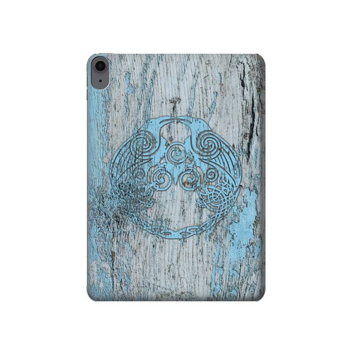 S3829 Huginn et Muninn Twin Ravens Norse Etui Coque Housse pour iPad Air (2022,2020, 4th, 5th), iPad Pro 11 (2022, 6th)