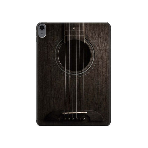S3834 Guitare noire Old Woods Etui Coque Housse pour iPad Air (2022,2020, 4th, 5th), iPad Pro 11 (2022, 6th)