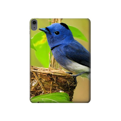 S3839 Oiseau bleu du bonheur Oiseau bleu Etui Coque Housse pour iPad Air (2022,2020, 4th, 5th), iPad Pro 11 (2022, 6th)