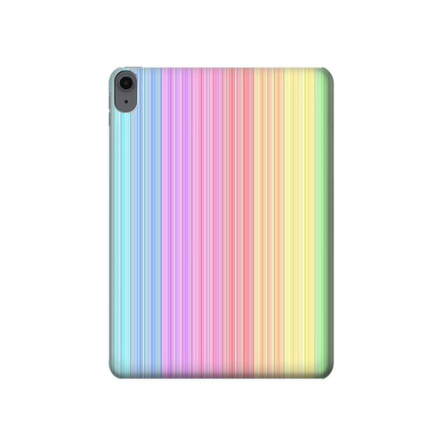 S3849 Couleurs verticales colorées Etui Coque Housse pour iPad Air (2020, 2022), Air 11 (2024,2025,2026), Pro 11 (2022)