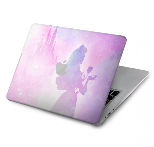 S2992 Princesse Pastel Silhouette Etui Coque Housse pour MacBook Air 13″ (2022,2024) - A2681, A3113