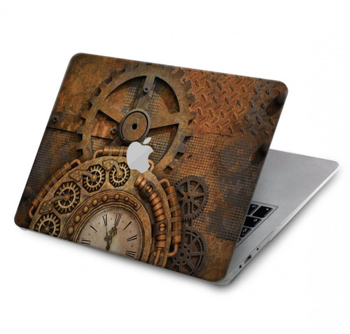 S3401 Horloge vitesse Steampunk Etui Coque Housse pour MacBook Air 13″ (2022,2024) - A2681, A3113