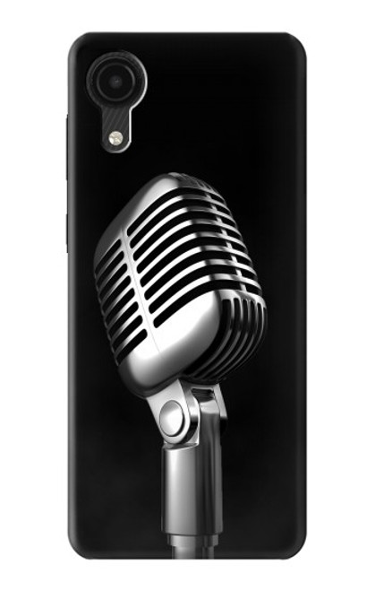 S1672 Rétro Musique Jazz Microphone Etui Coque Housse pour Samsung Galaxy A03 Core