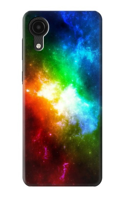 S2312 Arc en ciel coloré espace Galaxie Etui Coque Housse pour Samsung Galaxy A03 Core