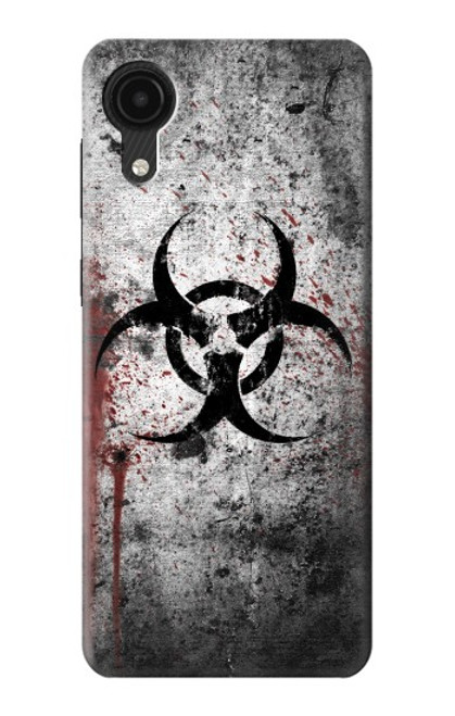 S2440 Risque biologique biorisques Etui Coque Housse pour Samsung Galaxy A03 Core