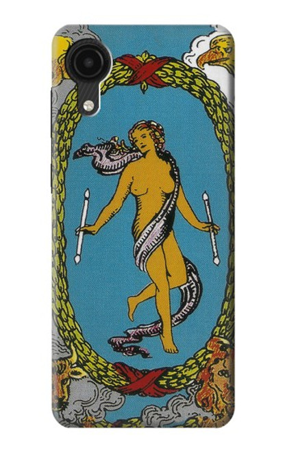 S3746 Carte de tarot le monde Etui Coque Housse pour Samsung Galaxy A03 Core