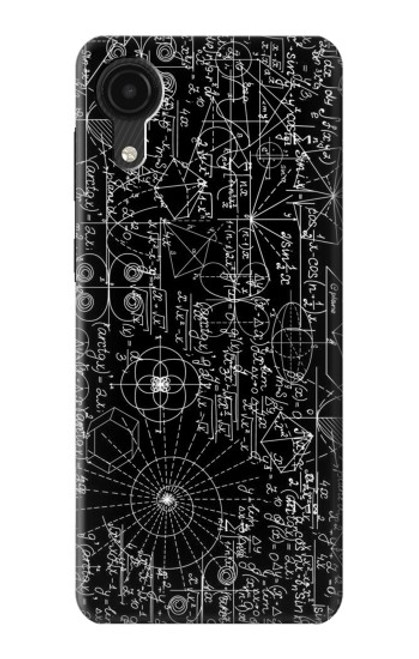 S3808 Tableau noir de mathématiques Etui Coque Housse pour Samsung Galaxy A03 Core