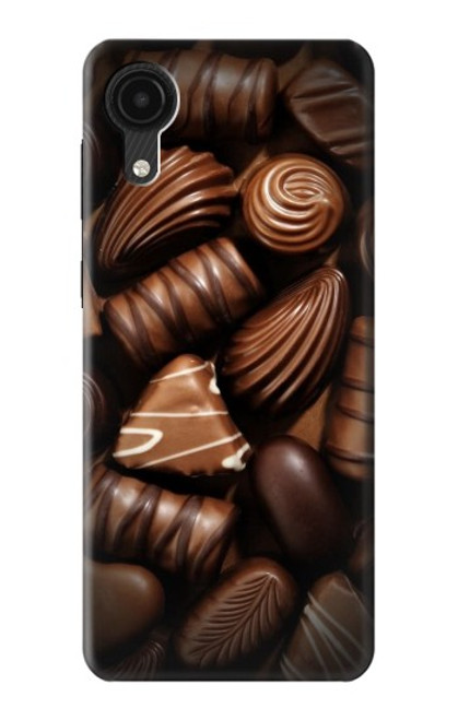 S3840 Amateurs de chocolat au lait au chocolat noir Etui Coque Housse pour Samsung Galaxy A03 Core