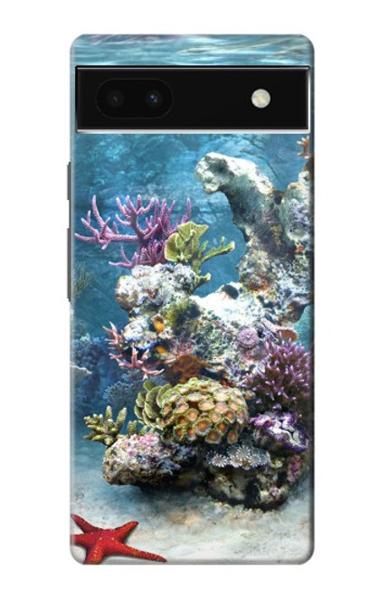 S0227 L'aquarium Etui Coque Housse pour Google Pixel 6a