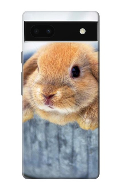 S0242 Lapin mignon Etui Coque Housse pour Google Pixel 6a