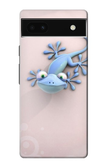 S1631 Drôle Gecko Lézard Etui Coque Housse pour Google Pixel 6a