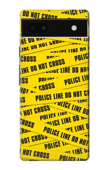 S2088 Banderole de la police ne pas dépasser Etui Coque Housse pour Google Pixel 6a