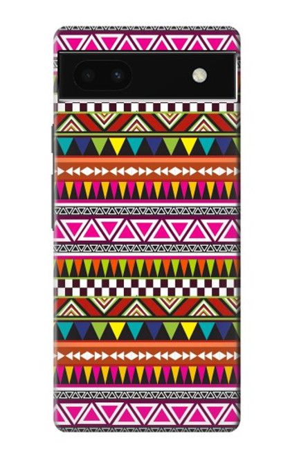 S2292 Motif tribal aztèque Etui Coque Housse pour Google Pixel 6a