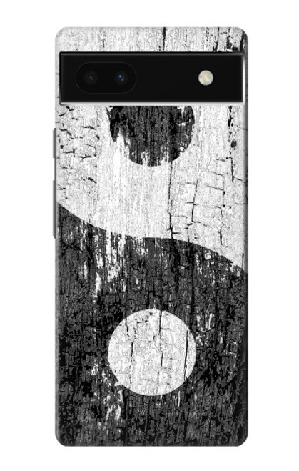 S2489 Yin Yang Bois imprimé graphique Etui Coque Housse pour Google Pixel 6a