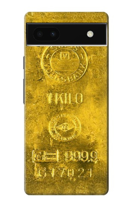 S2618 Un Kilo Lingot d'or Etui Coque Housse pour Google Pixel 6a