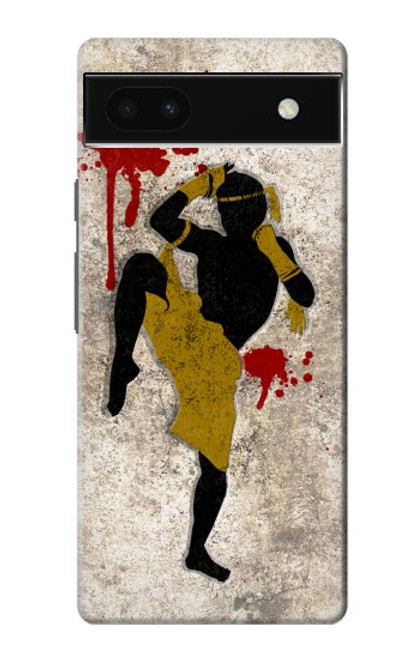 S2635 Muay Thai Kickboxing Lutte sang Etui Coque Housse pour Google Pixel 6a