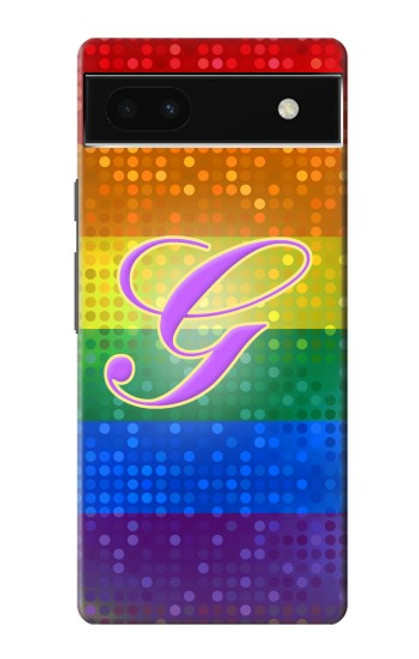 S2899 Arc en ciel LGBT Gay Pride Drapeau Etui Coque Housse pour Google Pixel 6a