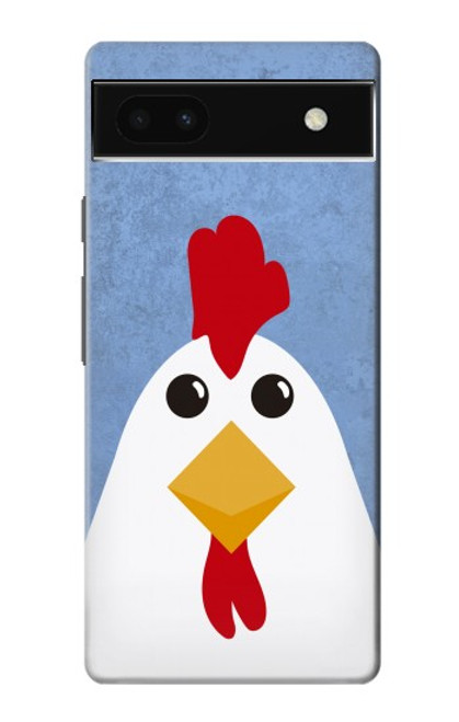 S3254 Poulet Dessin animé Etui Coque Housse pour Google Pixel 6a