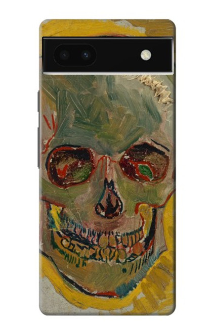 S3359 Vincent Van Gogh Crâne Etui Coque Housse pour Google Pixel 6a