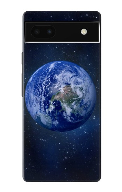 S3430 Bleu planète Etui Coque Housse pour Google Pixel 6a