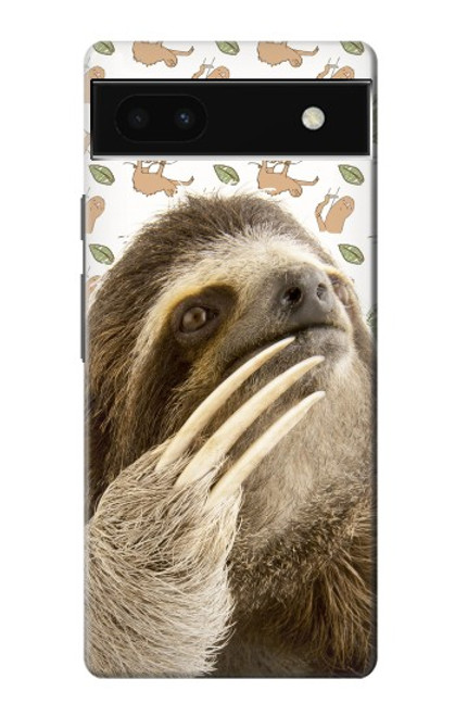 S3559 Motif Sloth Etui Coque Housse pour Google Pixel 6a