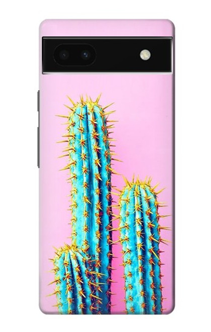 S3673 Cactus Etui Coque Housse pour Google Pixel 6a