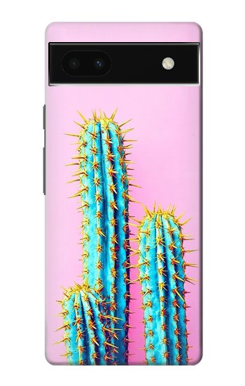 S3673 Cactus Etui Coque Housse pour Google Pixel 6a
