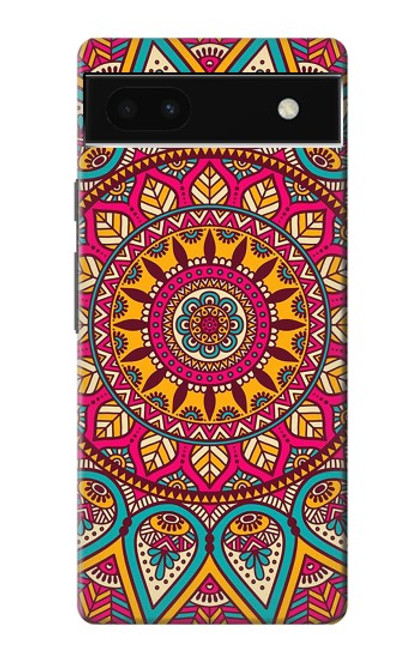 S3694 Modèle d'art hippie Etui Coque Housse pour Google Pixel 6a