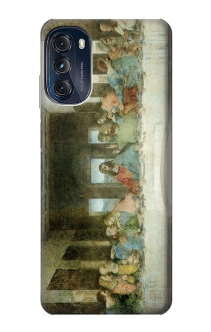 S0173 Leonardo Da Vinci La Cène Etui Coque Housse pour Motorola Moto G (2022)