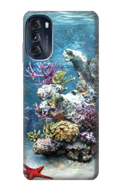 S0227 L'aquarium Etui Coque Housse pour Motorola Moto G (2022)