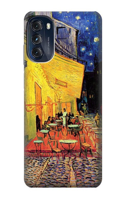 S0929 Van Gogh Café Terrasse Etui Coque Housse pour Motorola Moto G (2022)