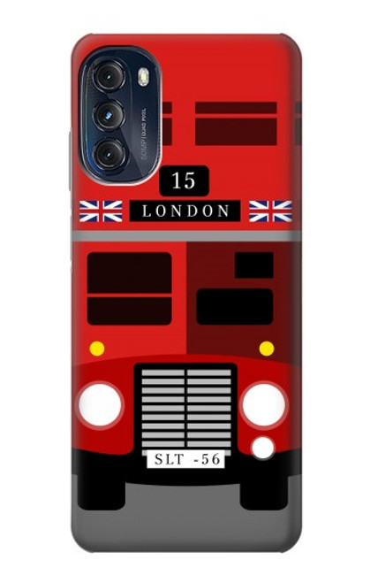 S2058 Angleterre britannique Bus Etui Coque Housse pour Motorola Moto G (2022)