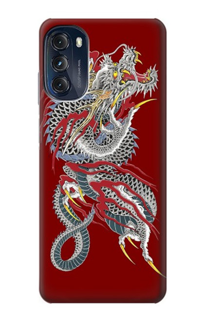 S2104 Yakuza dragon Tatouage Etui Coque Housse pour Motorola Moto G (2022)