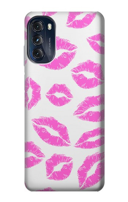 S2214 Bisous Lèvres roses Etui Coque Housse pour Motorola Moto G (2022)