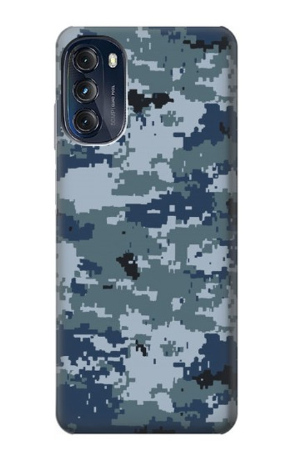 S2346 Marine Camo camouflage graphique Etui Coque Housse pour Motorola Moto G (2022)